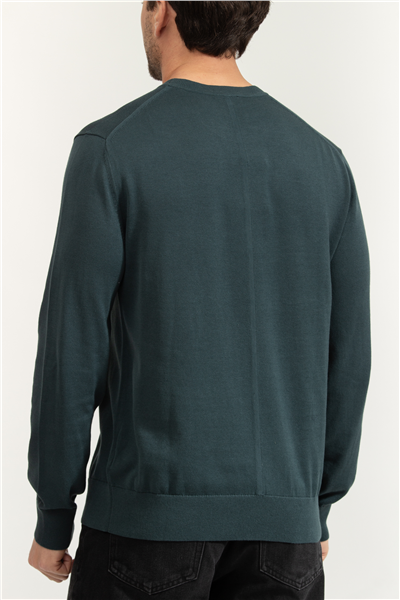 Calvin Klein LS Supima Cotton Crew 14Gg Erkek Triko