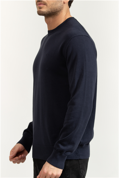 Calvin Klein LS Supima Cotton Crew 14Gg Erkek Triko