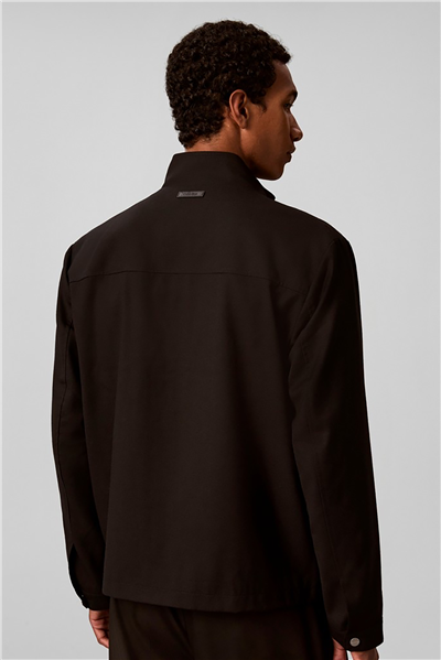 Calvin Klein Ls Wool Blend Zip Jkt Erkek Mont Siyah