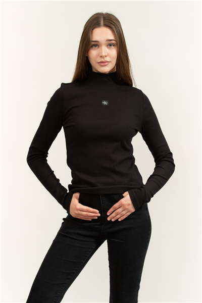 Calvin Klein Ls Woven Label Kadın Gömlek