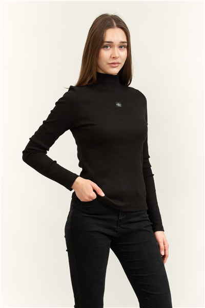 Calvin Klein Ls Woven Label Kadın Gömlek