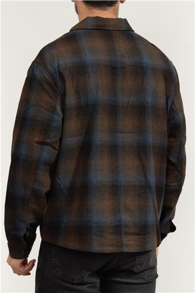 Calvin Klein Ls Yd Wool Flannel Fz Erkek Mont