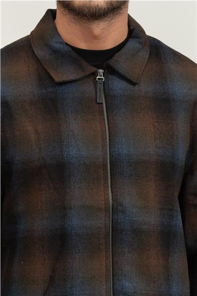 Calvin Klein Ls Yd Wool Flannel Fz Erkek Mont