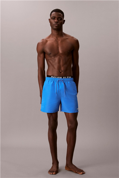 Calvin Klein Medium Drawstring Bo Erkek Şort Mayo Mavi
