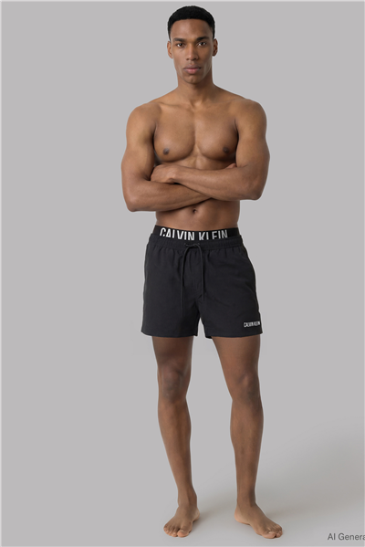 Calvin Klein Medium Drawstring Bo Erkek Şort Mayo