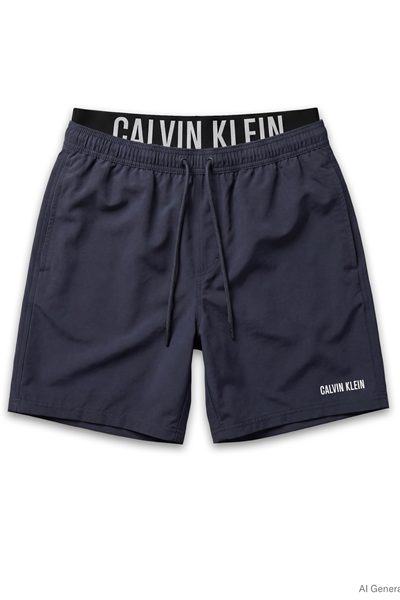 Calvin Klein Medium Drawstring Bo Erkek Şort Mayo Çok Renkli