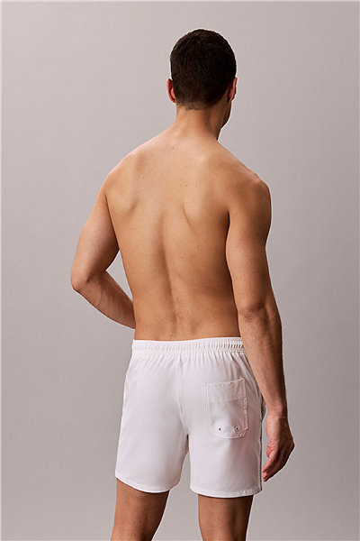 Calvin Klein Medium Drawstring Co Erkek Şort Mayo Beyaz
