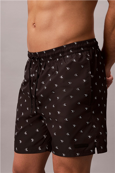 Calvin Klein Medium Drawstring Co Erkek Şort Mayo Gri
