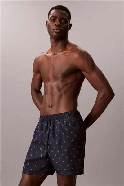 Calvin Klein Medium Drawstring Co Erkek Şort Mayo Mavi