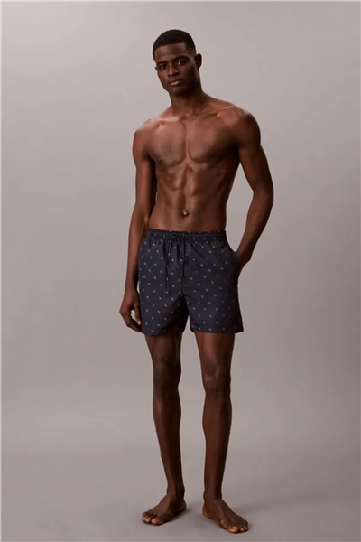 Calvin Klein Medium Drawstring Co Erkek Şort Mayo Mavi