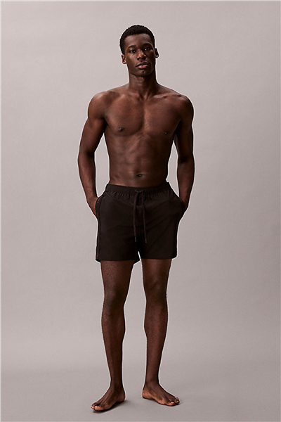 Calvin Klein Medium Drawstring Co Erkek Şort Mayo Siyah