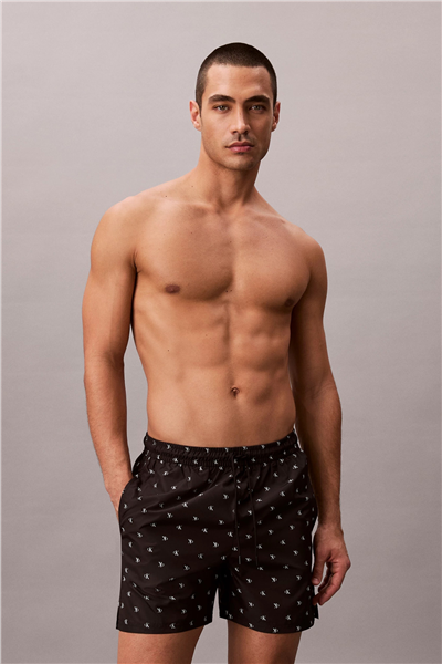 Calvin Klein Medium Drawstring Co Erkek Şort Mayo Gri
