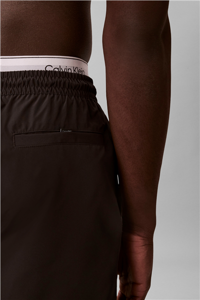 Calvin Klein Medium Drawstring Erkek Şort Mayo Siyah