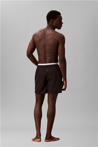 Calvin Klein Medium Drawstring Erkek Şort Mayo Siyah