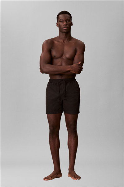 Calvin Klein Medium Drawstring Erkek Şort Mayo Siyah