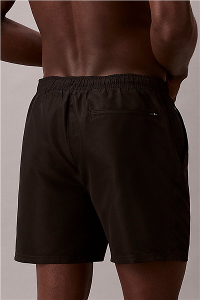 Calvin Klein Medium Drawstring Erkek Şort Mayo Siyah