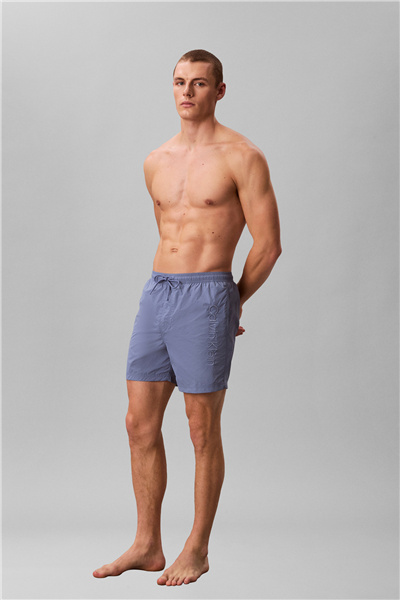 Calvin Klein Medium Drawstring Erkek Şort Mayo Mavi