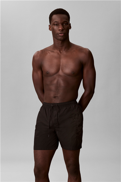 Calvin Klein Medium Drawstring Erkek Şort Mayo Siyah