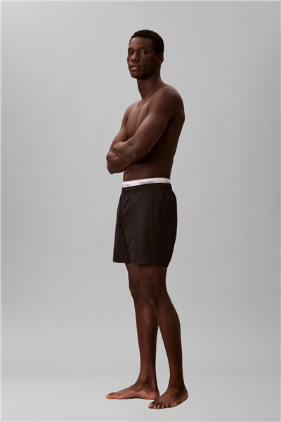 Calvin Klein Medium Drawstring Erkek Şort Mayo Siyah
