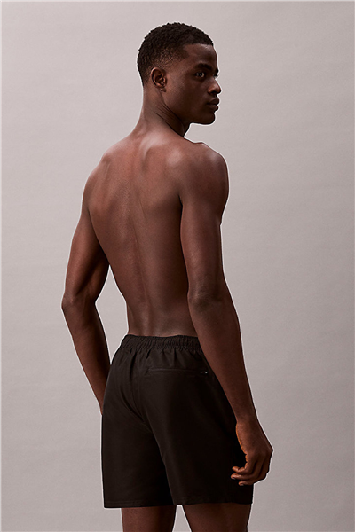 Calvin Klein Medium Drawstring Erkek Şort Mayo Siyah
