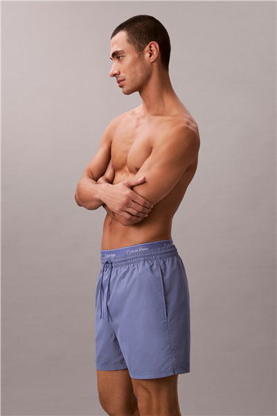 Calvin Klein Medium Drawstring Erkek Şort Mayo Mavi