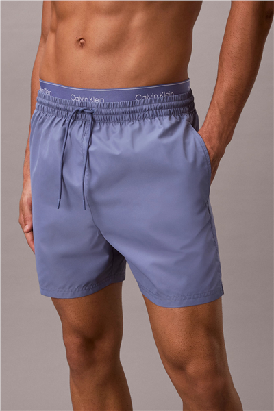 Calvin Klein Medium Drawstring Erkek Şort Mayo Mavi