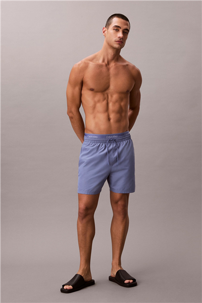 Calvin Klein Medium Drawstring Erkek Şort Mayo Mavi