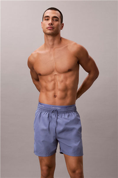 Calvin Klein Medium Drawstring Erkek Şort Mayo Mavi