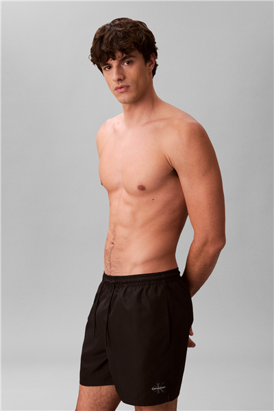 Calvin Klein Medium Drawstring Wa Erkek Şort Mayo Siyah