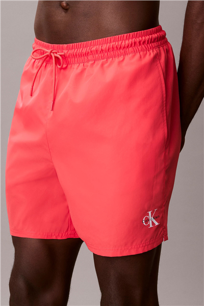 Calvin Klein Medium Drawstring Wa Erkek Şort Mayo Pembe