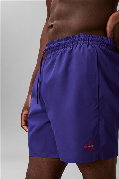 Calvin Klein Medium Drawstring Wa Erkek Şort Mayo Mor