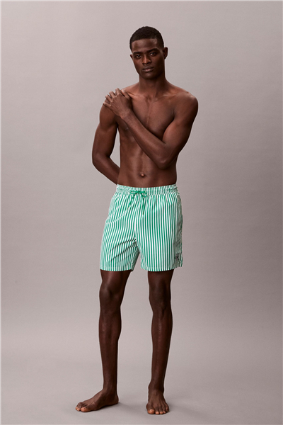 Calvin Klein Medium Drawstring Wa Erkek Şort Mayo Yeşil