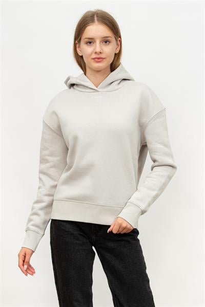 Calvin Klein Metallic Micro Logo Kadın Kapüşonlu Sweatshirt