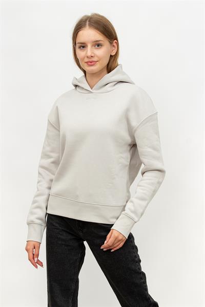 Calvin Klein Metallic Micro Logo Kadın Kapüşonlu Sweatshirt
