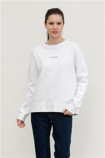 Calvin Klein Micro Logo Ess Kadın Bisiklet Yaka Sweatshirt