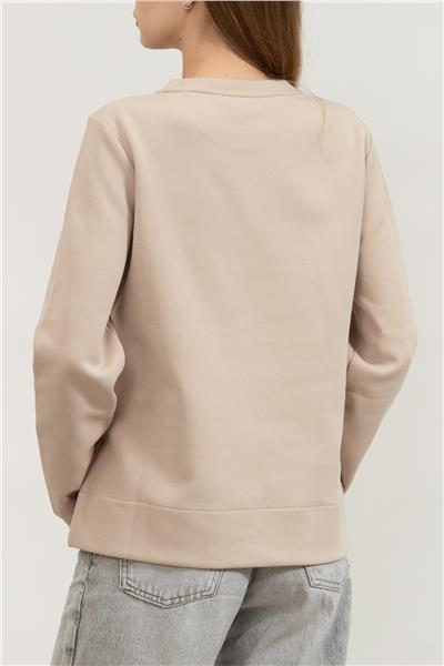 Calvin Klein Micro Logo Ess Kadın Bisiklet Yaka Sweatshirt