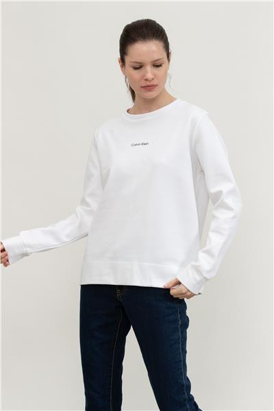 Calvin Klein Micro Logo Ess Kadın Bisiklet Yaka Sweatshirt