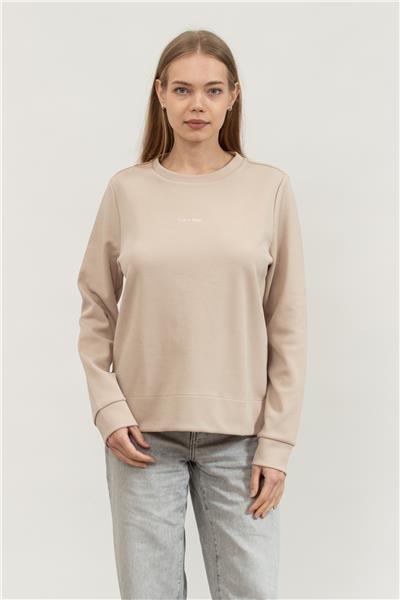 Calvin Klein Micro Logo Ess Kadın Bisiklet Yaka Sweatshirt