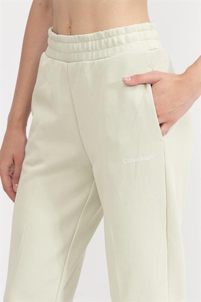 Calvin Klein Micro Logo Ess Slim Kadın Eşofman Altı Bej
