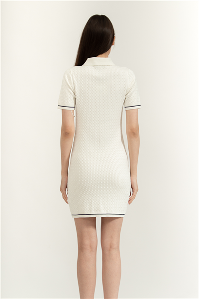 Calvin Klein Microcable Mini Dres Kadın Elbise