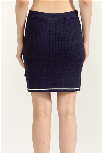 Calvin Klein Microcable Mini Skir Kadın Etek