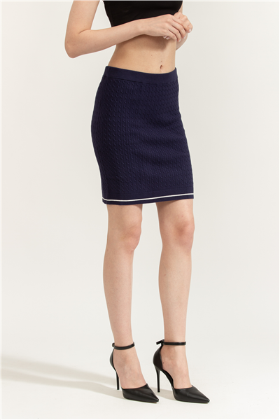 Calvin Klein Microcable Mini Skir Kadın Etek