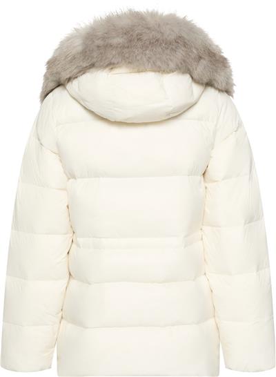 Calvin Klein Mid Down Jacket With Fur Kadın Mont