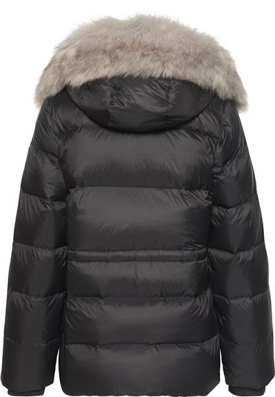 Calvin Klein Mid Down Jacket With Fur Kadın Mont