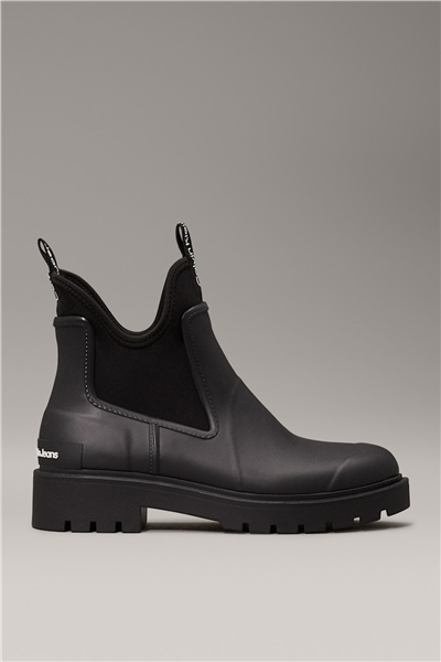 Calvin Klein Mid Rainboot Chelsea Kadın Bot Siyah