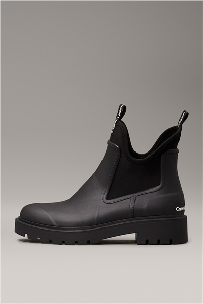 Calvin Klein Mid Rainboot Chelsea Kadın Bot Siyah