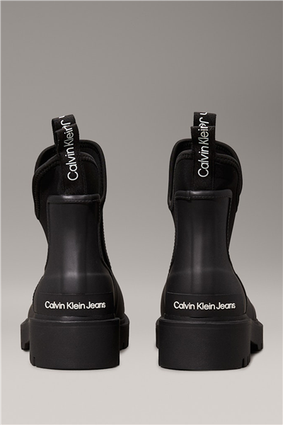 Calvin Klein Mid Rainboot Chelsea Kadın Bot Siyah