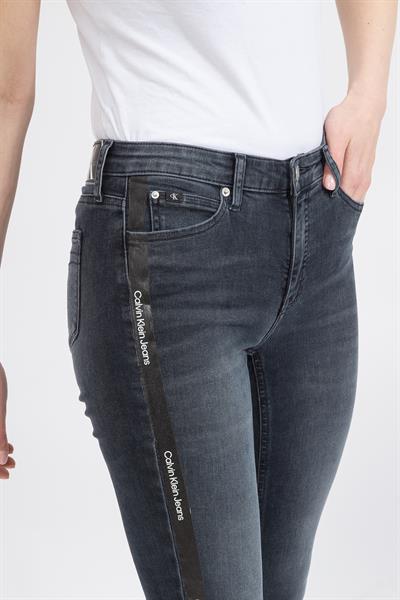 Calvin Klein Mid Rise Skinny Ankle Kadın Jean Pantolon Lacivert