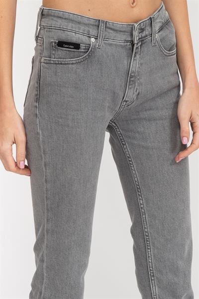Calvin Klein Mid Rise Slim Kadın Jean Pantolon Lacivert