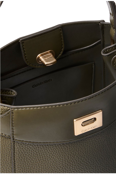 Calvin Klein Mix Media Crossbody Kadın Omuz Çantası Yeşil